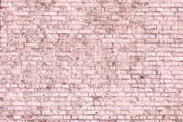 Ungewöhnliche Helle Gesättigte Abstrakte Rosa Hintergrund Aus Alten Backsteinmauern Retro — Stockfoto