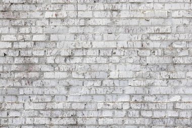 Kırmızı tuğla, modern tasarım iç oda, bar ve restoran için çatı katı tarzında beyaz boyalı duvar eski yapılmış