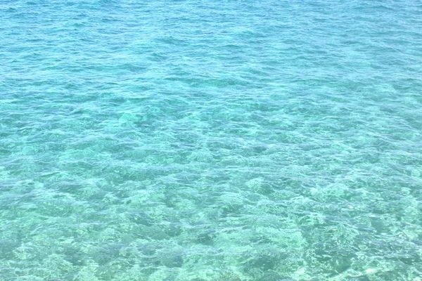 Bellissimo Sfondo Naturale Con Acqua Mare Perfettamente Limpida — Foto Stock