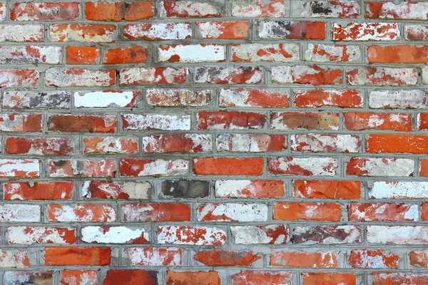 Wall Bright Old Red Brick Beautiful Loft Style Background Modern — Stock Photo, Image