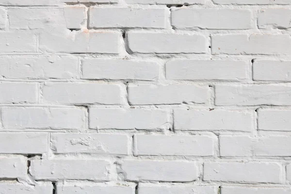 Piękny Biały Mur Ceglany Jako Abstrakcyjne Białe Tło — Zdjęcie stockowe