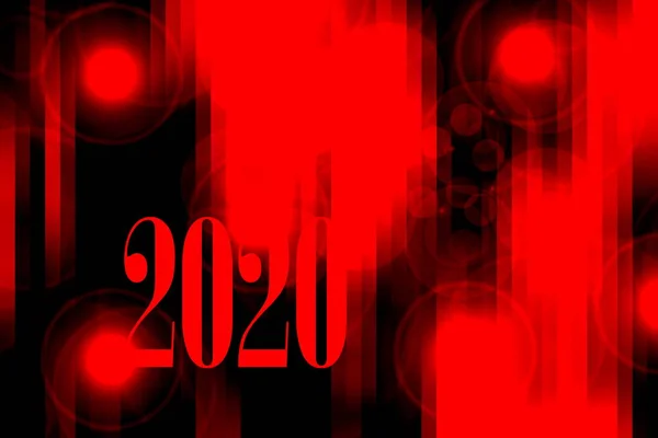 Abstrakte Blaue Weihnachten Hintergrund Mit Der Aufschrift 2020 — Stockfoto
