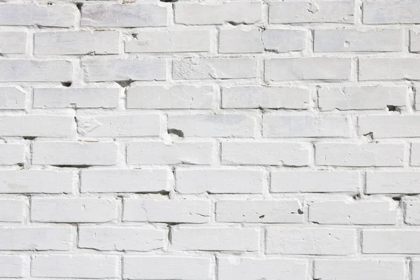 Beautiful White Brick Wall Abstract White Background — Stock Photo, Image