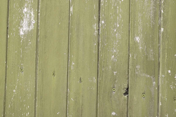Ročník Pozadí Zelené Malované Roztroušené Staré Dřevěné Desky — Stock fotografie