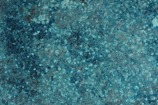 Fondo Azul Inusual Abstracto Con Textura Metálica Oxidada Vieja — Foto de Stock