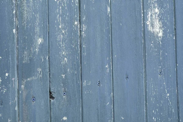 Ročník Pozadí Modré Malované Roztroušené Staré Dřevěné Desky — Stock fotografie