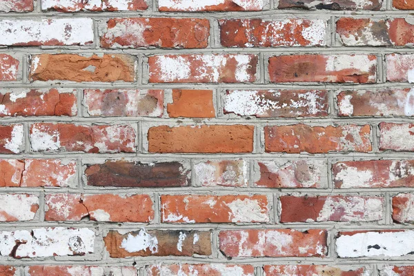 Fundo Tijolo Vermelho Natural Bonito Com Textura Diferente — Fotografia de Stock