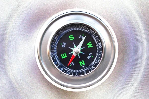 Rund Kompass Abstrakt Bakgrund Som Symbol För Turism Med Kompass — Stockfoto
