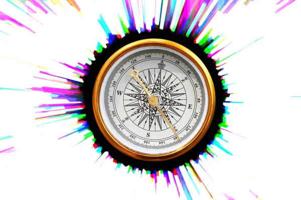 Compass Abstract Background Symbol Tourism Compass Travel Compass Outdoor Activities — Stock Photo, Image