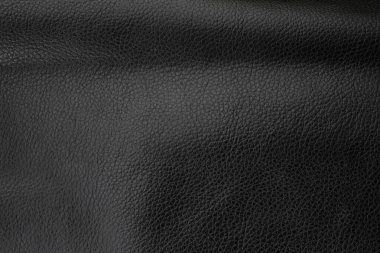 Güzel siyah arkaplan, deri desenli, siyah deri damarlı doğal deriden siyah arkaplan örneği ya da güzel doğal arka plan için deri dokusu örneği.