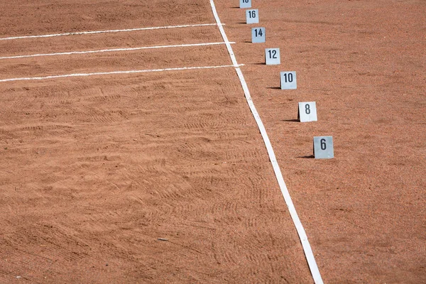 shot put area in stadium