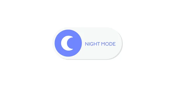 Night Mode Switch Εικονογράφηση Διάνυσμα Σχεδίαση Ολισθητήρων Νυχτερινής Λειτουργίας — Διανυσματικό Αρχείο