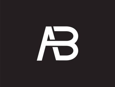 AB logosu, A & B harfi logosu tasarla