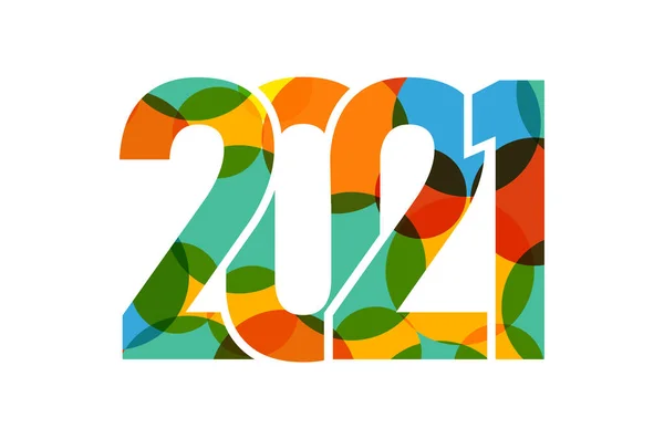 2021 Felices Saludos Año Nuevo — Archivo Imágenes Vectoriales