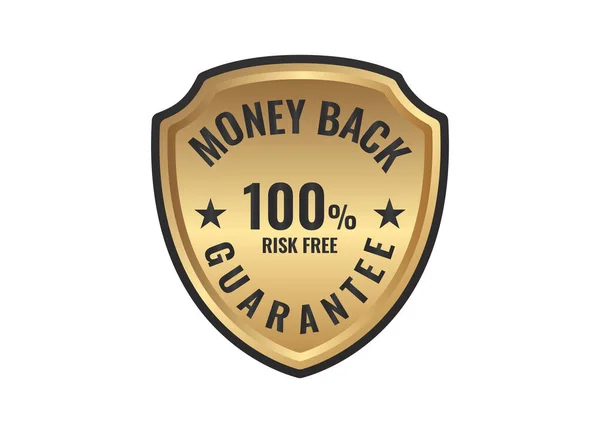 100 Risikofreie Geld Back Garantie — Stockvektor