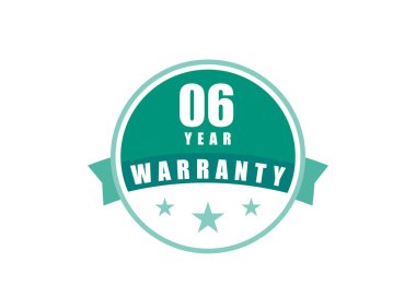 6 Yıl Garanti Resim Vektörleri