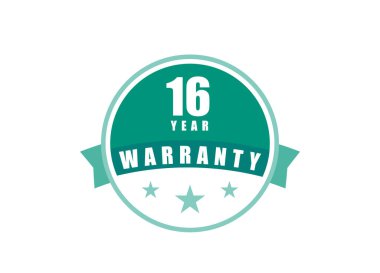 16 Yıl Garanti Resim Vektörleri