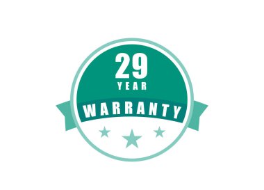 29 Yıl Garanti Resim Vektörleri