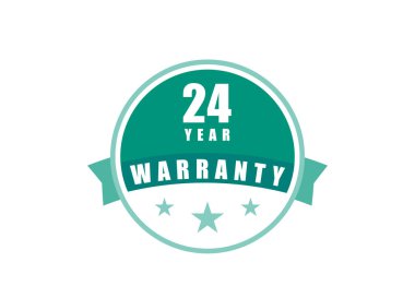24 Yıl Garanti Resim Vektörleri