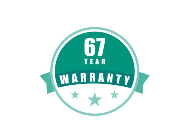 67 Yıl Garanti Resim Vektörleri
