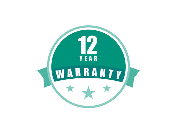 12 Year Warranty image vectors