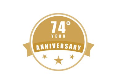 74. Yıl dönümü, 74. Yıl dönümü logosu.