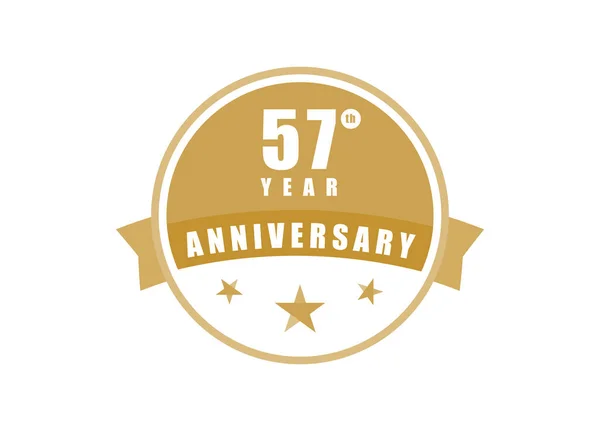 Years Anniversary Elegant Badge Design — Stock Vector