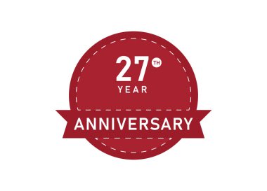 Yıl dönümü rozetleri. 27. yıldönümü