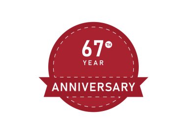67. Yıl dönümü rozeti. 67 yıl dönümü
