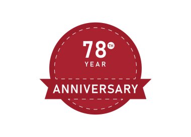 78 'inci yıl dönümü rozeti. 78 'inci yıldönümü