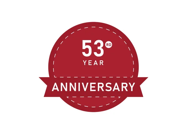 Years Anniversary Badges Design — Stock Vector