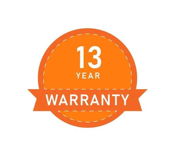 Year Warranty Logos Image — Stock Vector