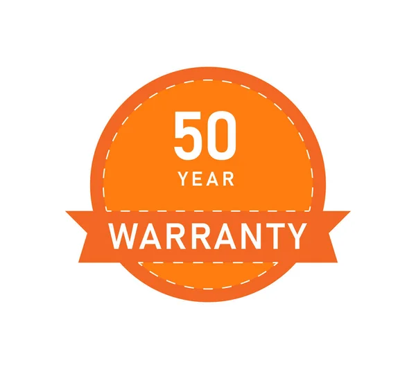 Year Warranty Logo Image — Stock Vector