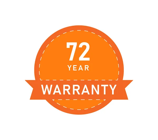 Year Warranty Logos Image — Stock Vector