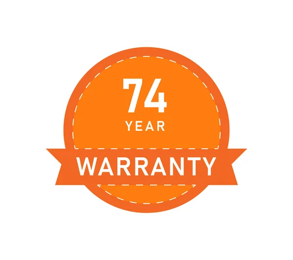 Year Warranty Logos Image — Stock Vector