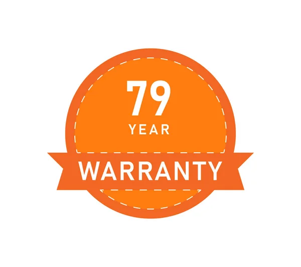 Year Warranty Logos Image — Stock Vector