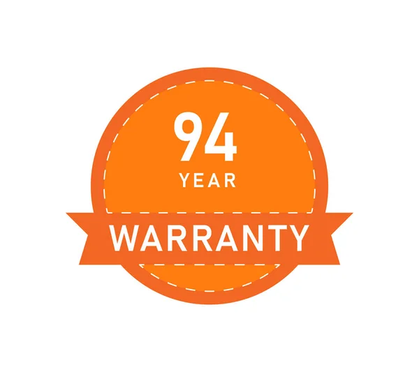 Year Warranty Logos Image — Stock Vector