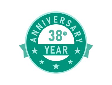 38. Yıldönümü Modern Rozetler 