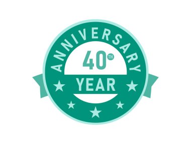 40. yıl dönümü Modern Rozetler 