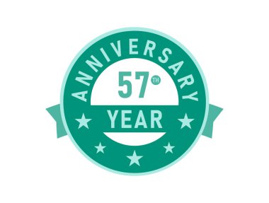 57. Yıldönümü Modern Rozetler 