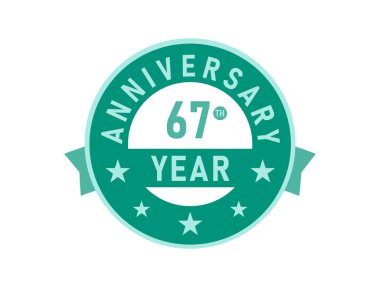 67. yıl dönümü Modern Rozetler 