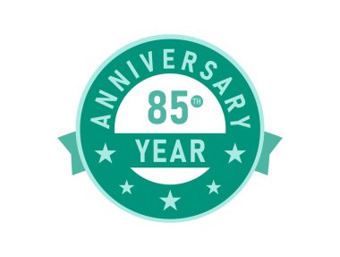 85 Yıl Yıldönümü Modern Rozetler 