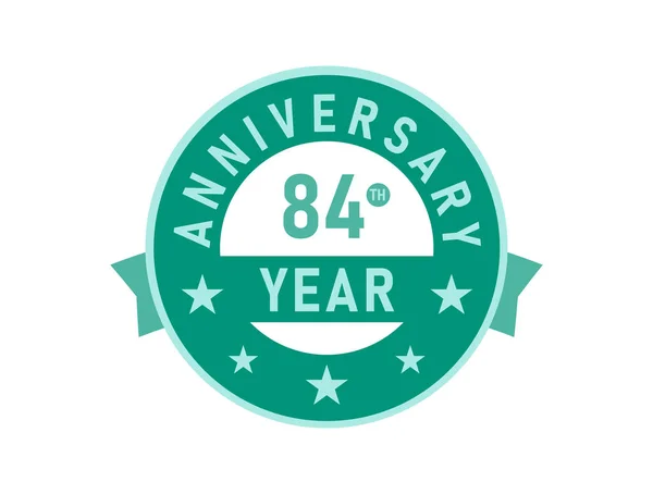 Años Aniversario Modern Badges — Vector de stock