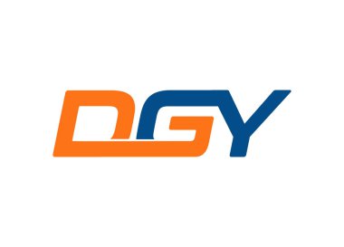 DGY harf logo tasarım vektörü