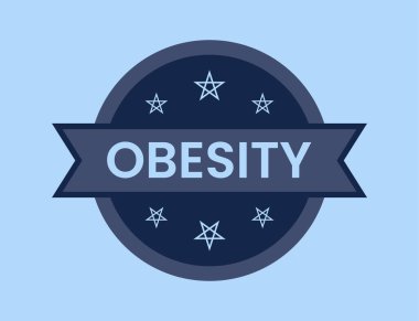 Obezite Rozeti vektör çizimi, Obezite Damgası