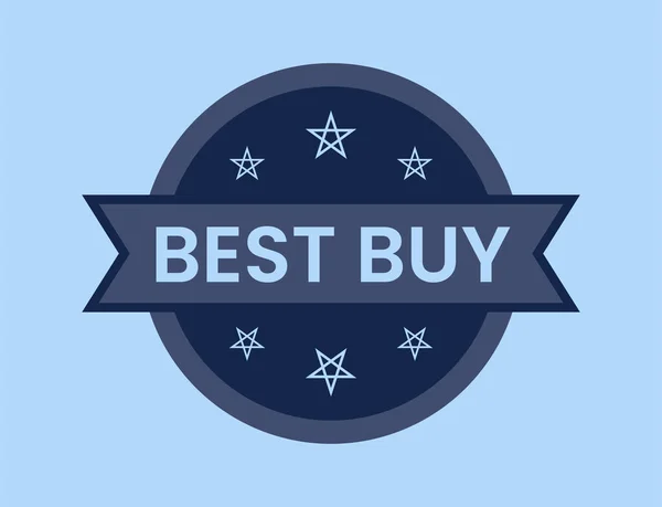 Miglior Acquista Badge Vettoriale Illustrazione Best Buy Francobollo — Vettoriale Stock