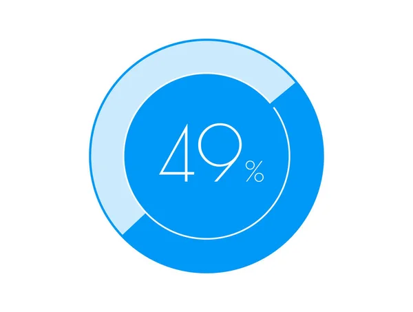 Percentage Percentage Diagrams Infographic — Stock Vector