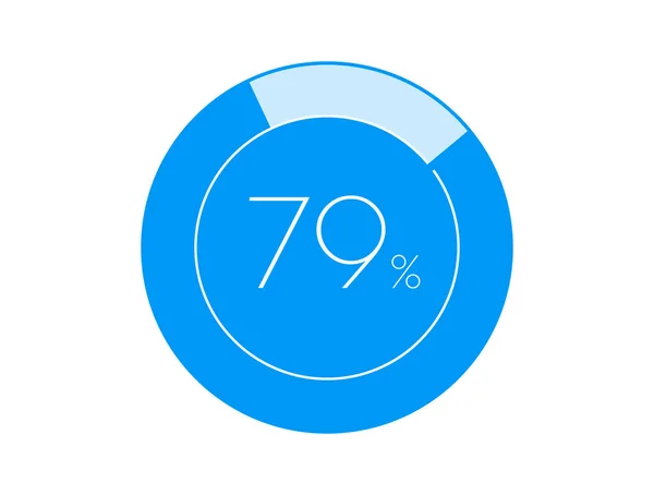 Prozentsatz Prozent Diagramme Infografik — Stockvektor