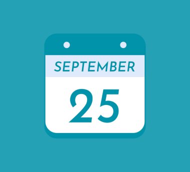 25 Eylül Tek Gün Takvimi, 25 Eylül