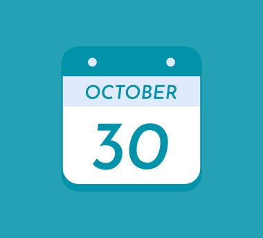 30 Ekim Tek Gün Takvimi, 30 Ekim